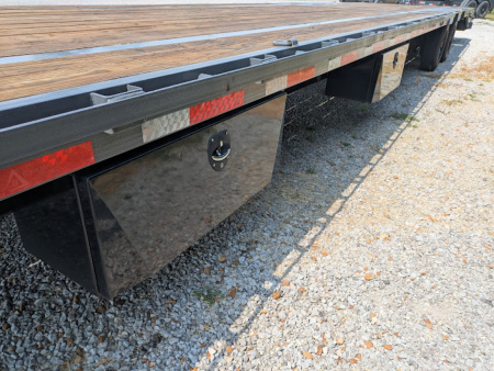 Used 2024 RawMaxx GN20 Flatbed Trailer