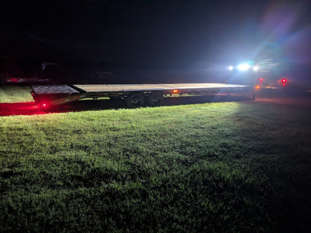 Used 2024 RawMaxx GN20 Flatbed Trailer