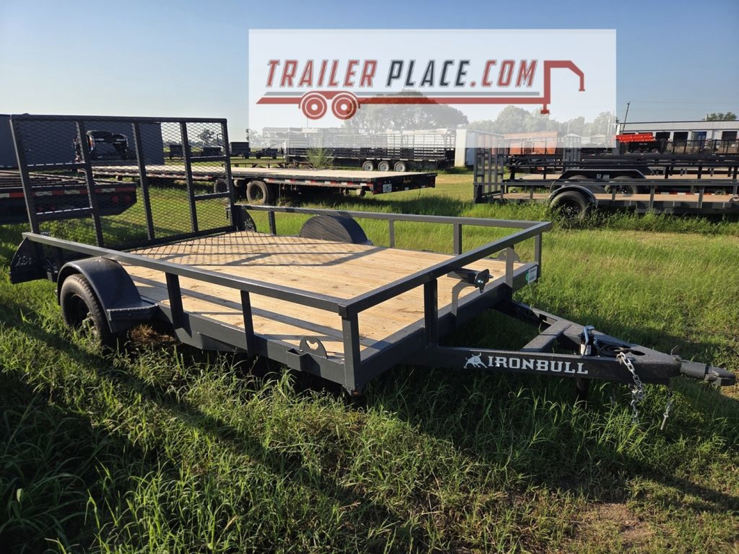 New 2026 IRON BULL 83"X12' 3.5K UTB UTILITY TRAILER W/ RAMP GATE