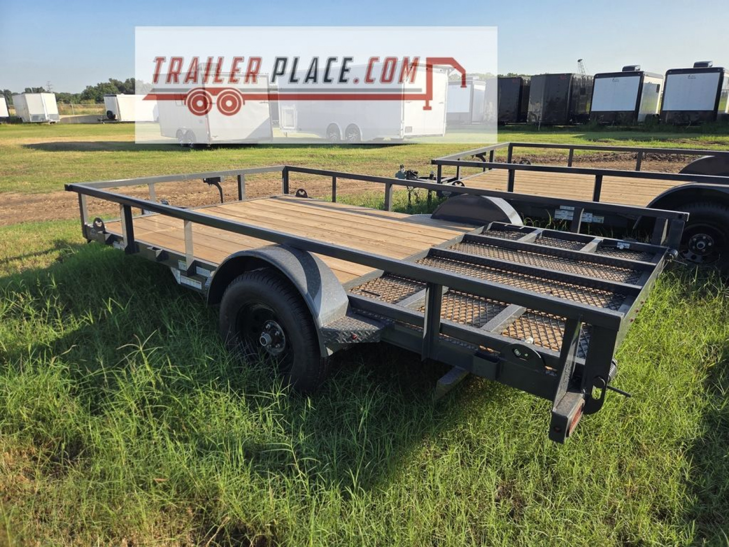 New 2026 IRON BULL 83"X12' 3.5K UTB UTILITY TRAILER W/ RAMP GATE