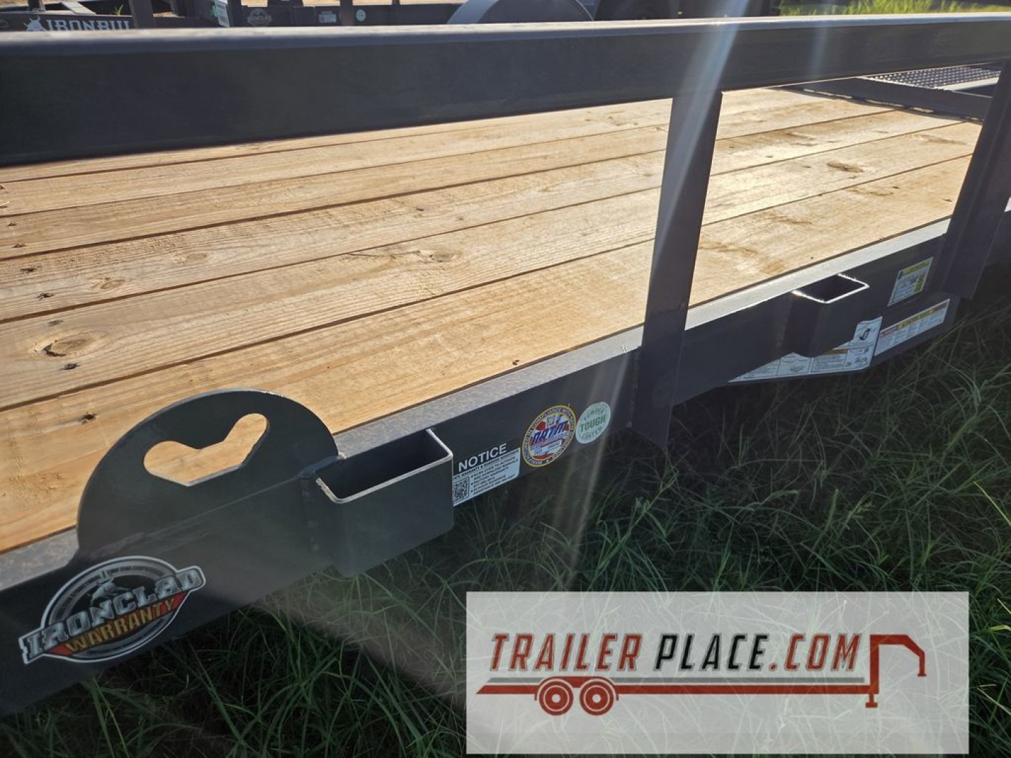 New 2026 IRON BULL 83"X12' 3.5K UTB UTILITY TRAILER W/ RAMP GATE