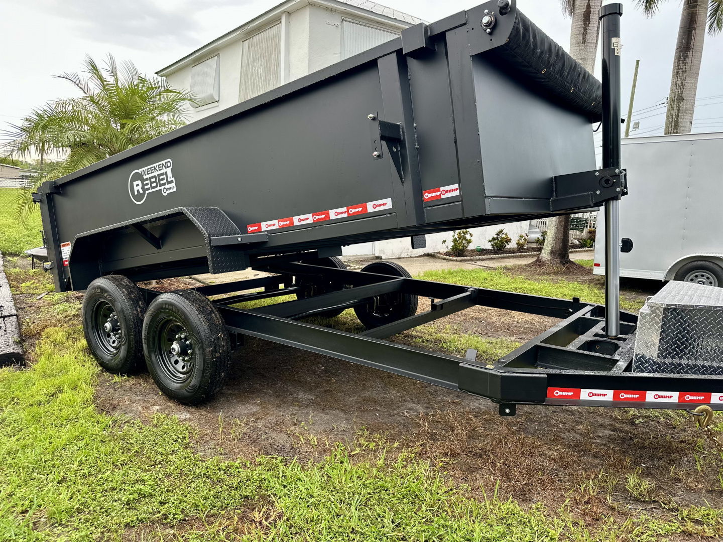 New 2025 U-Dump 7X14 14K 31" SIDES REBEL Dump Trailer