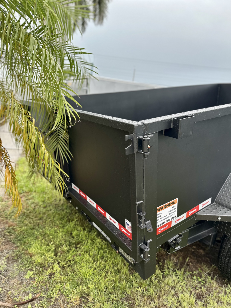 New 2025 U-Dump 7X14 14K 31" SIDES REBEL Dump Trailer