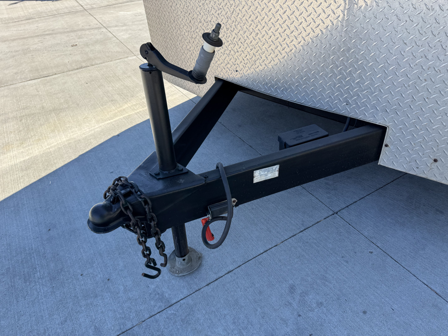 Used 1999 US Cargo 8.5x18+ Enclosed Rear Ramp Car Hauler Cargo Trailer DOUBLE DOOR