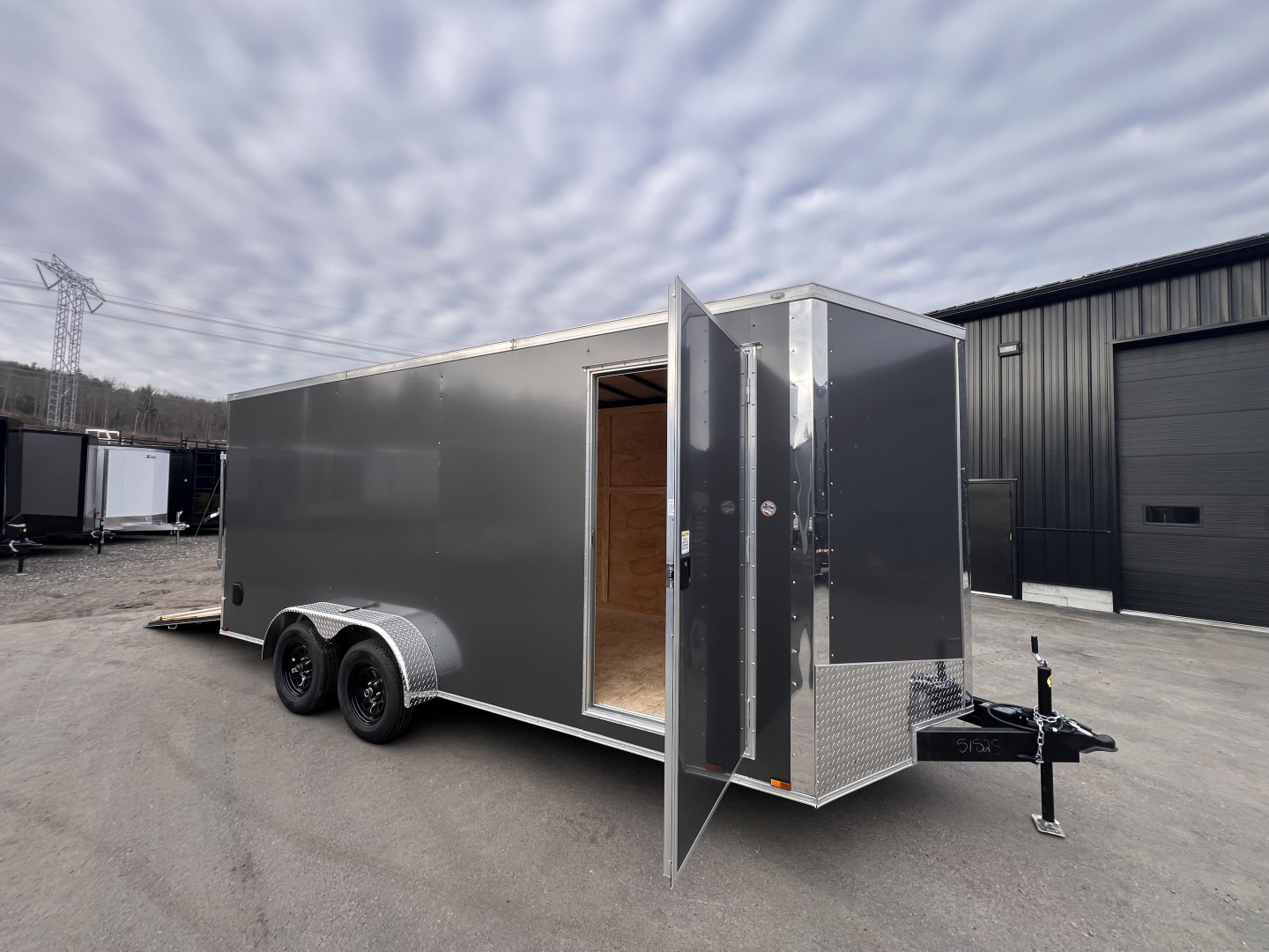 New 2026 SPARTAN 7X18 + 2ft V nose/7' Int Height/ .080 Polycore Exterior - 7000GVW