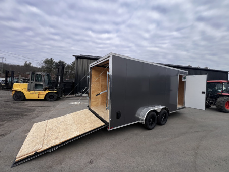 New 2026 SPARTAN 7X18 + 2ft V nose/7' Int Height/ .080 Polycore Exterior - 7000GVW