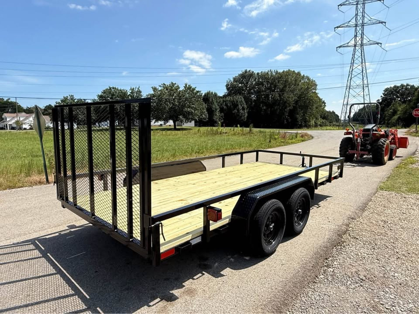 New 2025 Oak Ridge 82x16 7k Utility Trailer