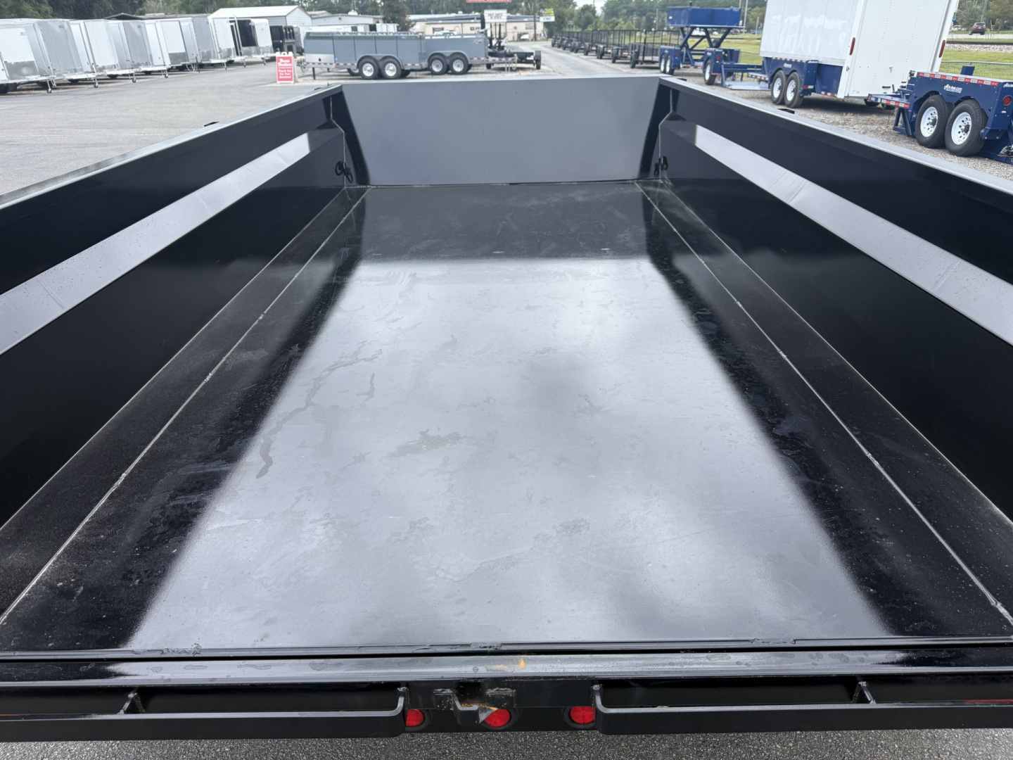 New 14TD-14C2A-BK BIG TEX 7' X 14' TELESCOPIC DUMP TRAILER W/ TARP & COMBO REAR GATE W/ 6' SLIDE IN RAMPS