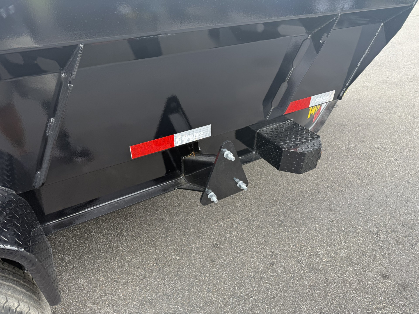 New 14TD-14C2A-BK BIG TEX 7' X 14' TELESCOPIC DUMP TRAILER W/ TARP & COMBO REAR GATE W/ 6' SLIDE IN RAMPS