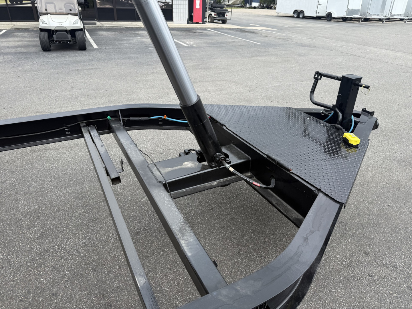 New 14TD-14C2A-BK BIG TEX 7' X 14' TELESCOPIC DUMP TRAILER W/ TARP & COMBO REAR GATE W/ 6' SLIDE IN RAMPS