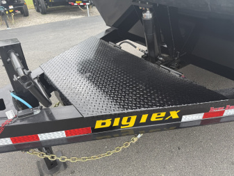 New 14TD-14C2A-BK BIG TEX 7' X 14' TELESCOPIC DUMP TRAILER W/ TARP & COMBO REAR GATE W/ 6' SLIDE IN RAMPS