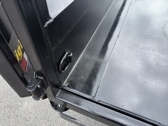 New 14TD-14C2A-BK BIG TEX 7' X 14' TELESCOPIC DUMP TRAILER W/ TARP & COMBO REAR GATE W/ 6' SLIDE IN RAMPS