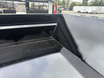 New 14TD-14C2A-BK BIG TEX 7' X 14' TELESCOPIC DUMP TRAILER W/ TARP & COMBO REAR GATE W/ 6' SLIDE IN RAMPS