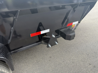 New 14TD-14C2A-BK BIG TEX 7' X 14' TELESCOPIC DUMP TRAILER W/ TARP & COMBO REAR GATE W/ 6' SLIDE IN RAMPS