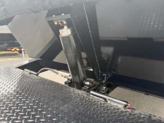 New 14TD-14C2A-BK BIG TEX 7' X 14' TELESCOPIC DUMP TRAILER W/ TARP & COMBO REAR GATE W/ 6' SLIDE IN RAMPS