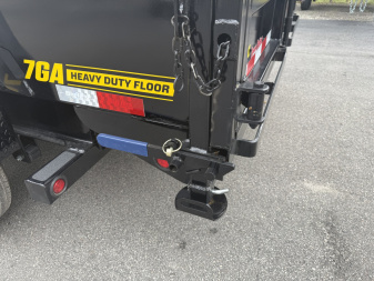 New 14TD-14C2A-BK BIG TEX 7' X 14' TELESCOPIC DUMP TRAILER W/ TARP & COMBO REAR GATE W/ 6' SLIDE IN RAMPS