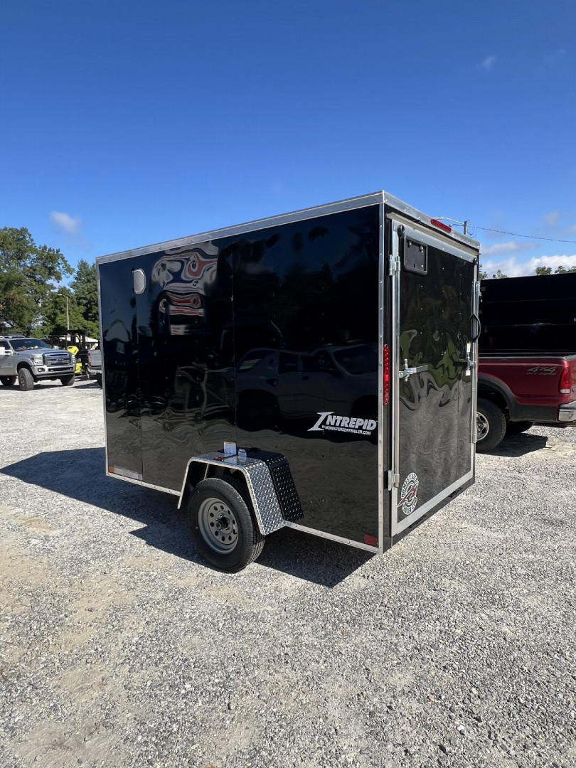 New 2026 Homesteader Trailer / 612IS / 6' wide x 12' Long / 32" Side Door w/ RV Lock / Ramp Rear Door / 6' 6" Interior Height / .030 Charcoal GrayAluminum