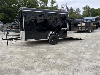 New 2025 Homesteader Trailer 610CS Cargo / Enclosed Trailer / 6x10 / Black in color / Ramp Rear Door / 32" Side Door / 4- Recessed D-Rings / 73" Interior Height