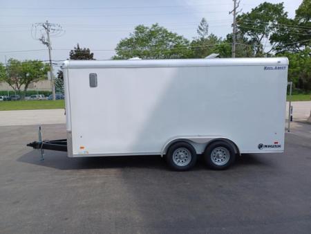 New 7'x16' ENCLOSED CARGO TRAILER WITH LANDSCAPE AND CONTRACTOR PACKAGE