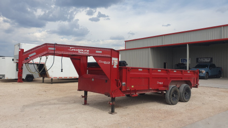 Used 2024 East Texas Trailers 83''x16' GD Dump Trailer