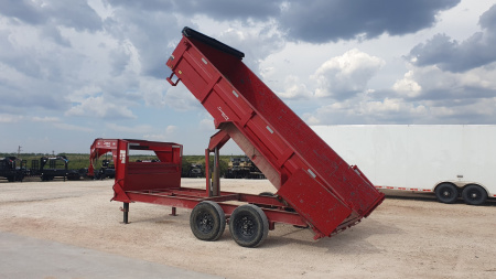 Used 2024 East Texas Trailers 83''x16' GD Dump Trailer