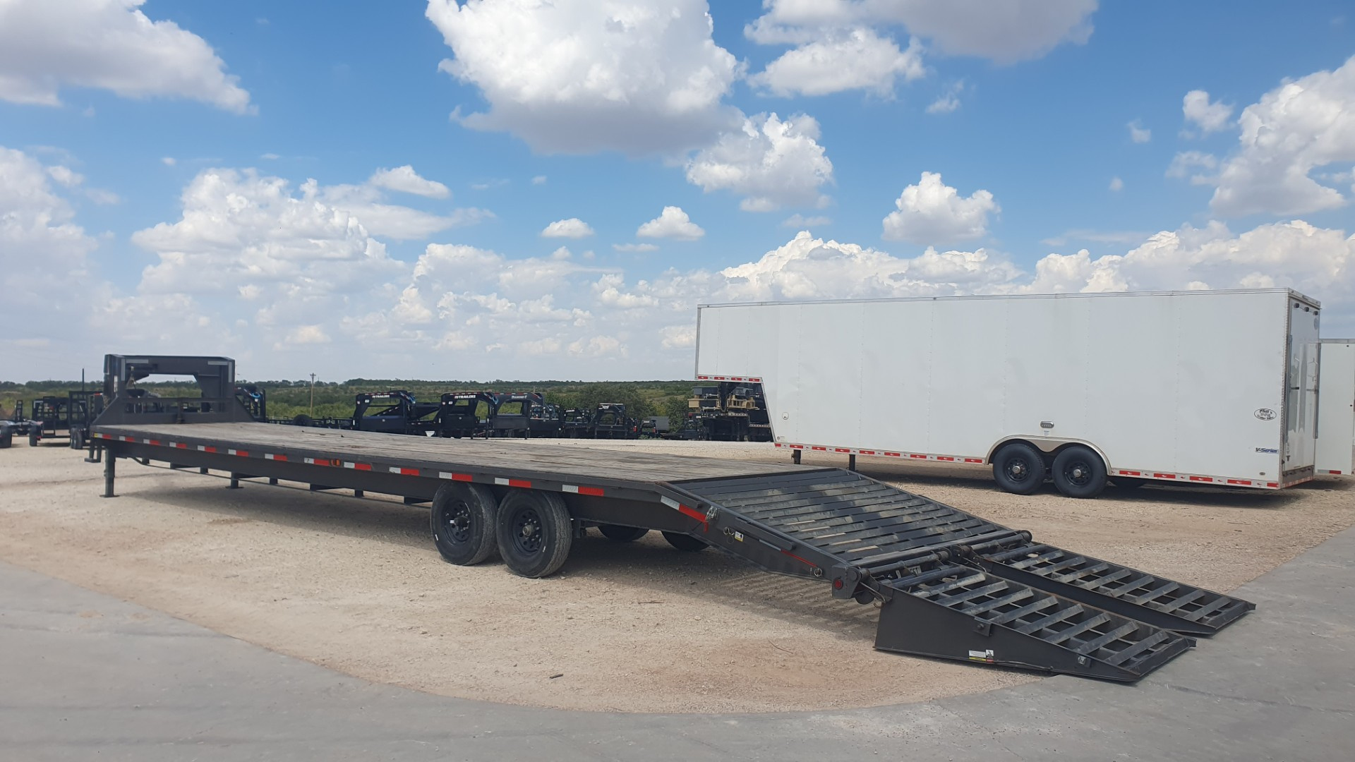 Used 2025 East Texas Trailers 102''x40' GF Flatbed Trailer
