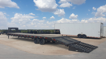Used 2025 East Texas Trailers 102''x40' GF Flatbed Trailer