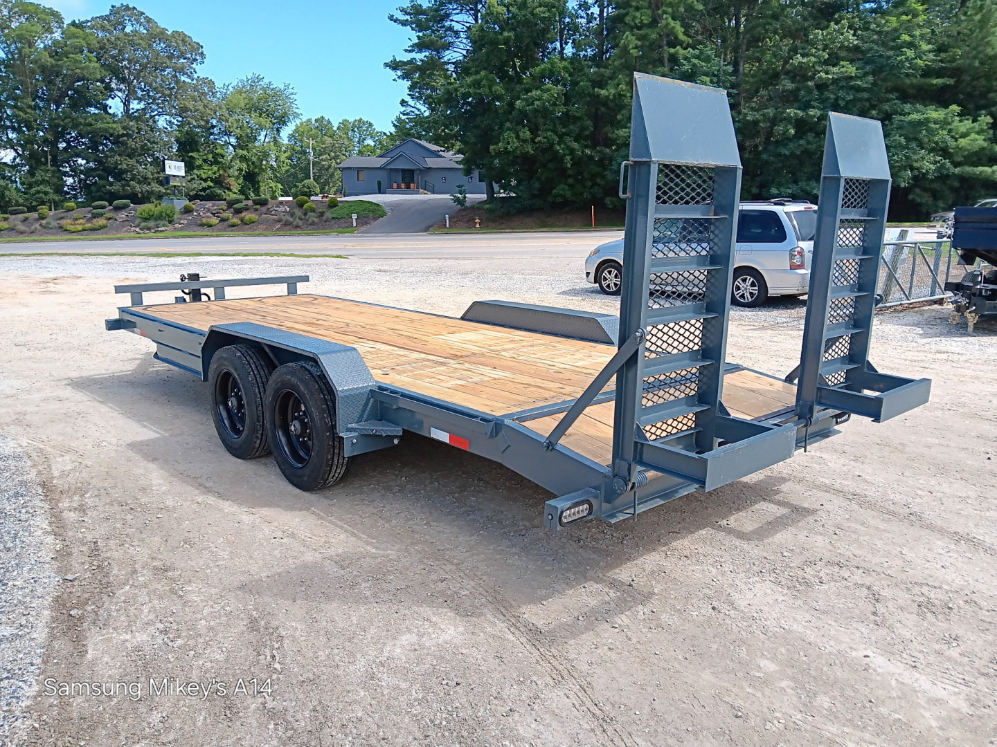 New 2026 GPS Trailers / EH Series / 82" Wide x 20' Long / 8 ton Capacity / 5' Ramps / PT Wood Floor / True 8 K Axles not Hybrid Axles / 215/75R17.5" Tire and Wheels / Toolbox