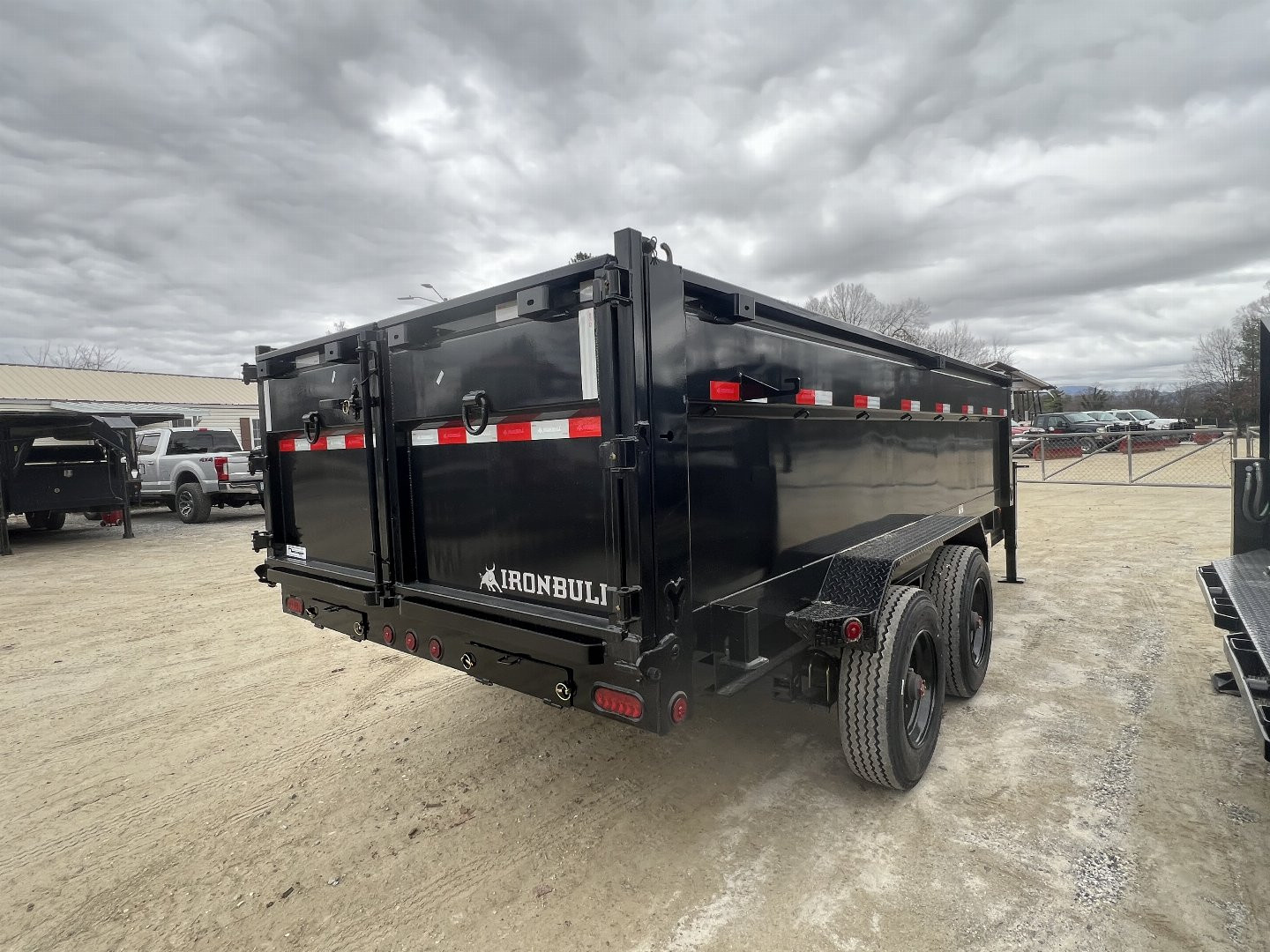 New 2026 IRON BULL Gooseneck Dump Trailer / DHG Series / 7x16 / 36" High Sides / Combo Rear Gates / 10,000# Electric Brake Axles / Dual Hydraulic Jacks