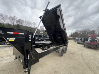 New 2026 IRON BULL Gooseneck Dump Trailer / DHG Series / 7x16 / 36" High Sides / Combo Rear Gates / 10,000# Electric Brake Axles / Dual Hydraulic Jacks