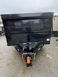 New 2026 Iron Bull Dump Trailer / DTB Series / 83" Wide x 14' Long / Scissor Hoist / Aluminum Ramp / Tarp / 48" High Sides / 2- 7,000# Electric Brake Axles