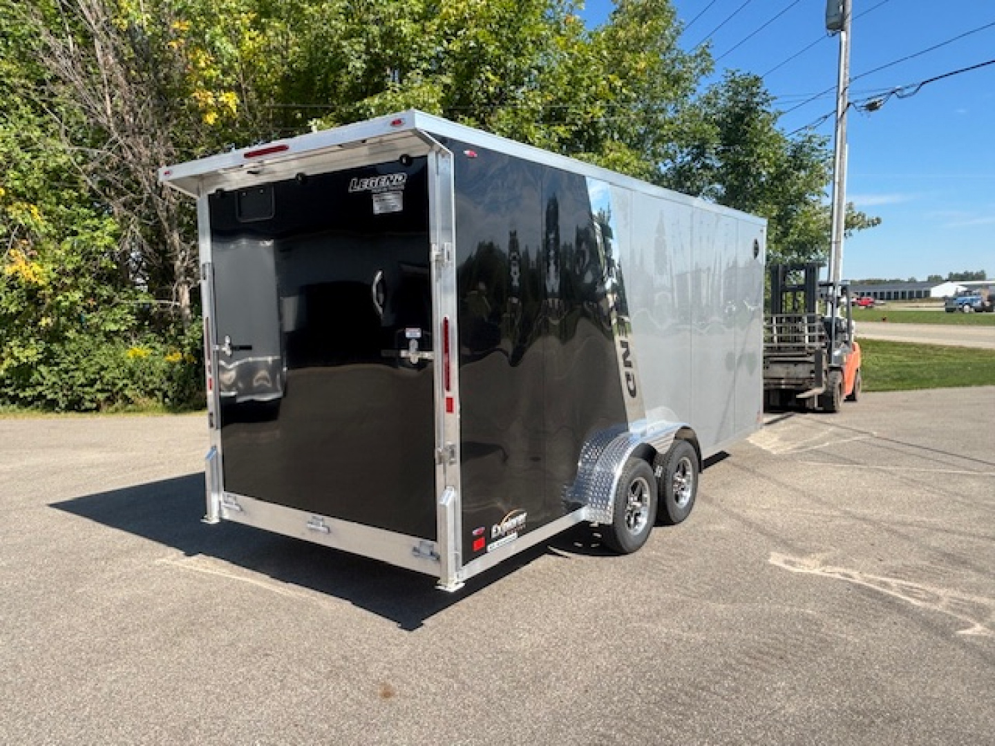 New 2026 Legend 7.5x23 Enclosed Snowmobile/ATV Trailer