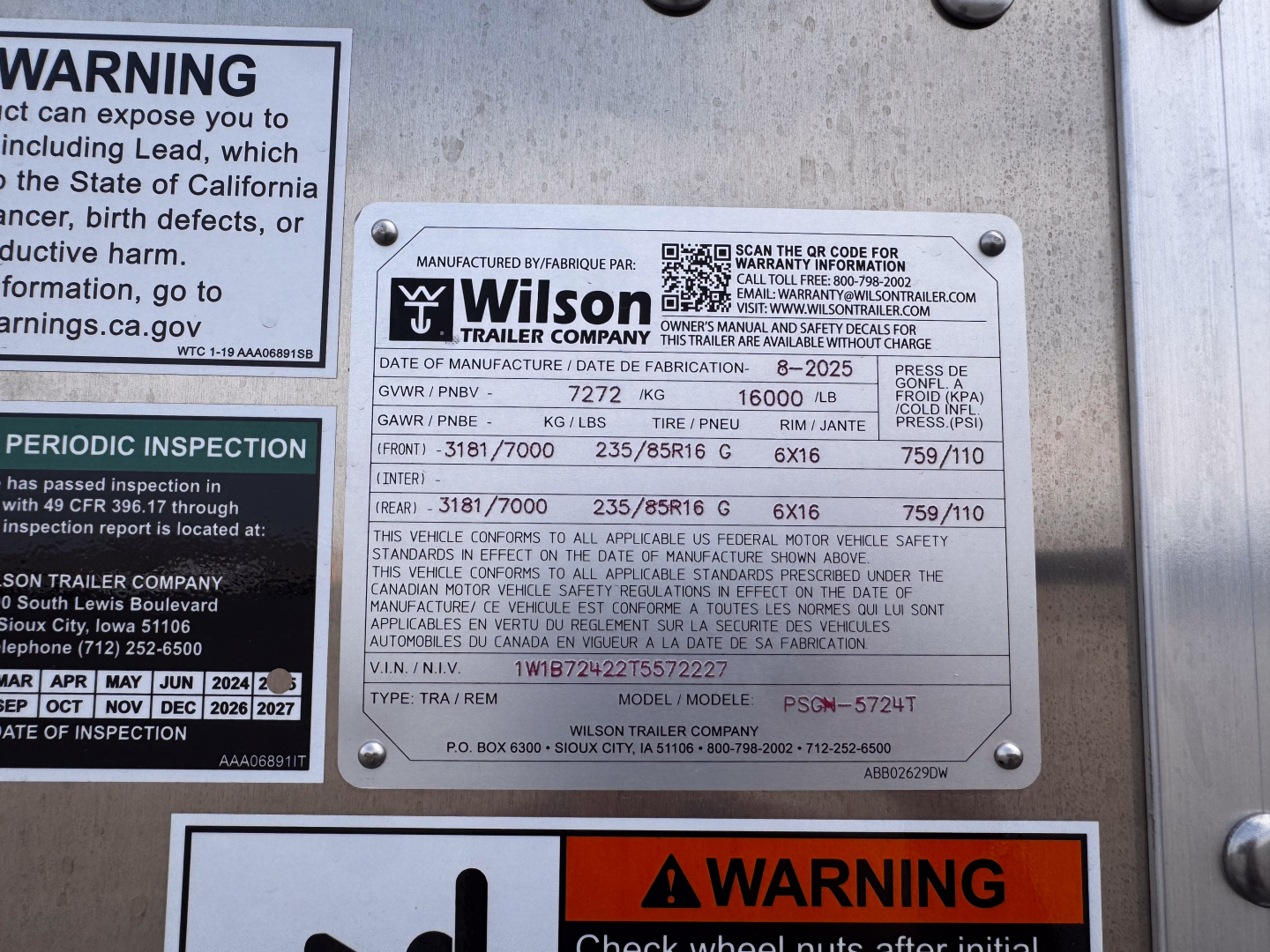 New 2026 Wilson Trailer Company 24' RANCH HAND Stock / Stock Combo Trailer