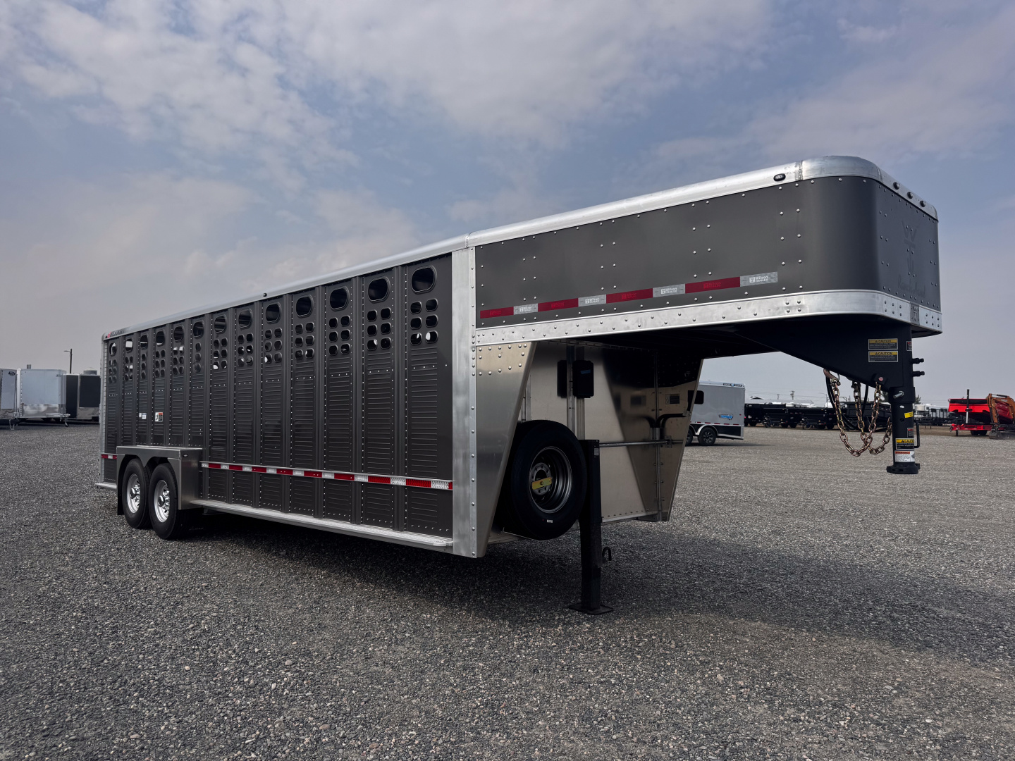 New 2026 Wilson Trailer Company 24' RANCH HAND Stock / Stock Combo Trailer