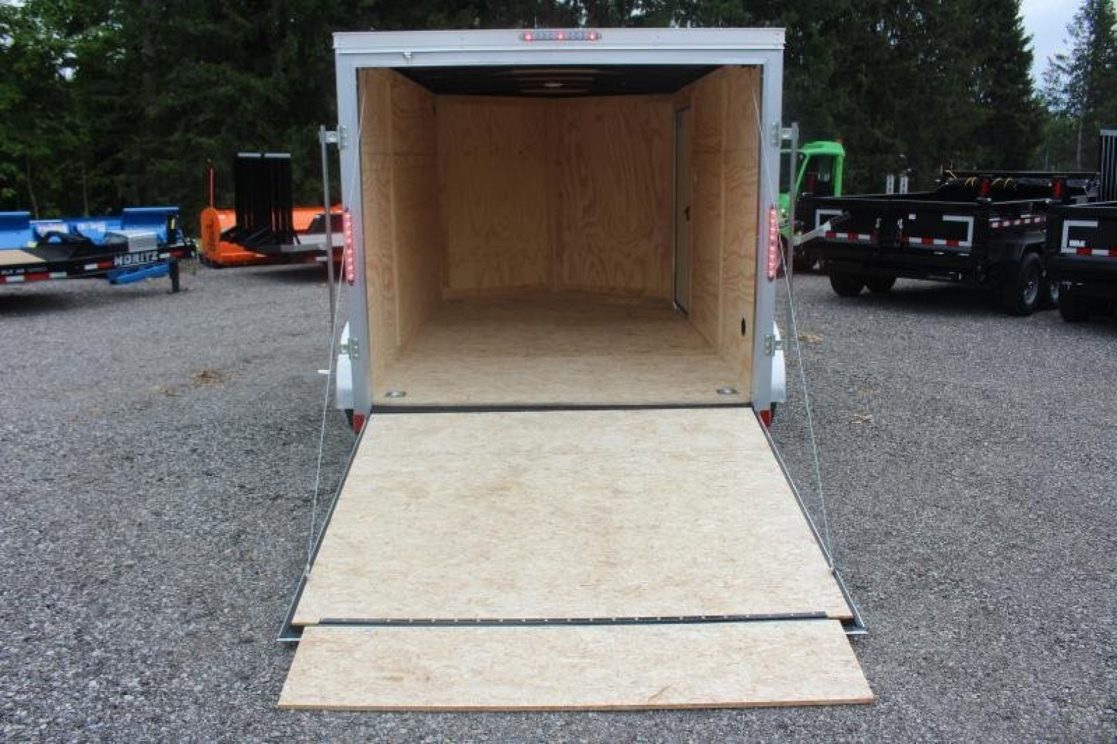 New 2026 Darkhorse Cargo 7' x 12' Enclosed Trailer - Ramp Door - 6' Interior Height - 7000# GVW