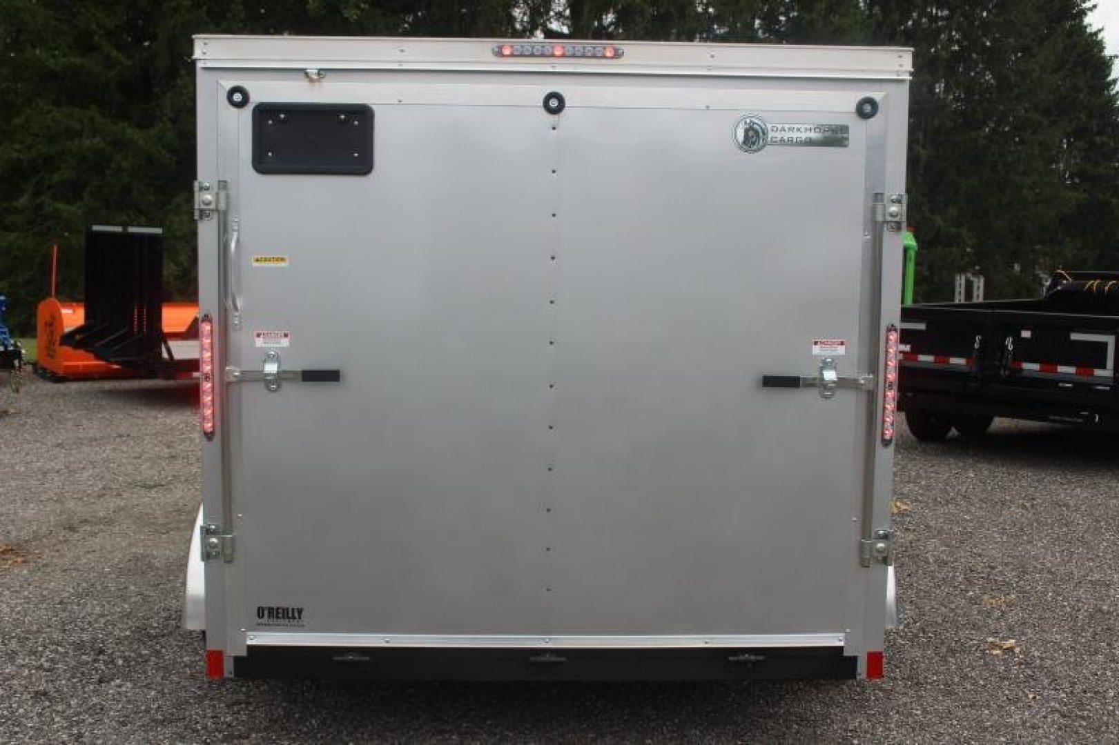 New 2026 Darkhorse Cargo 7' x 12' Enclosed Trailer - Ramp Door - 6' Interior Height - 7000# GVW