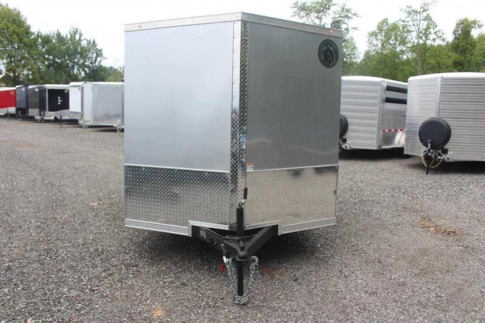 New 2026 Darkhorse Cargo 7' x 12' Enclosed Trailer - Ramp Door - 6' Interior Height - 7000# GVW