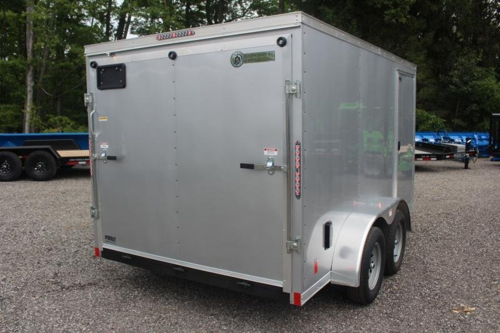 New 2026 Darkhorse Cargo 7' x 12' Enclosed Trailer - Ramp Door - 6' Interior Height - 7000# GVW