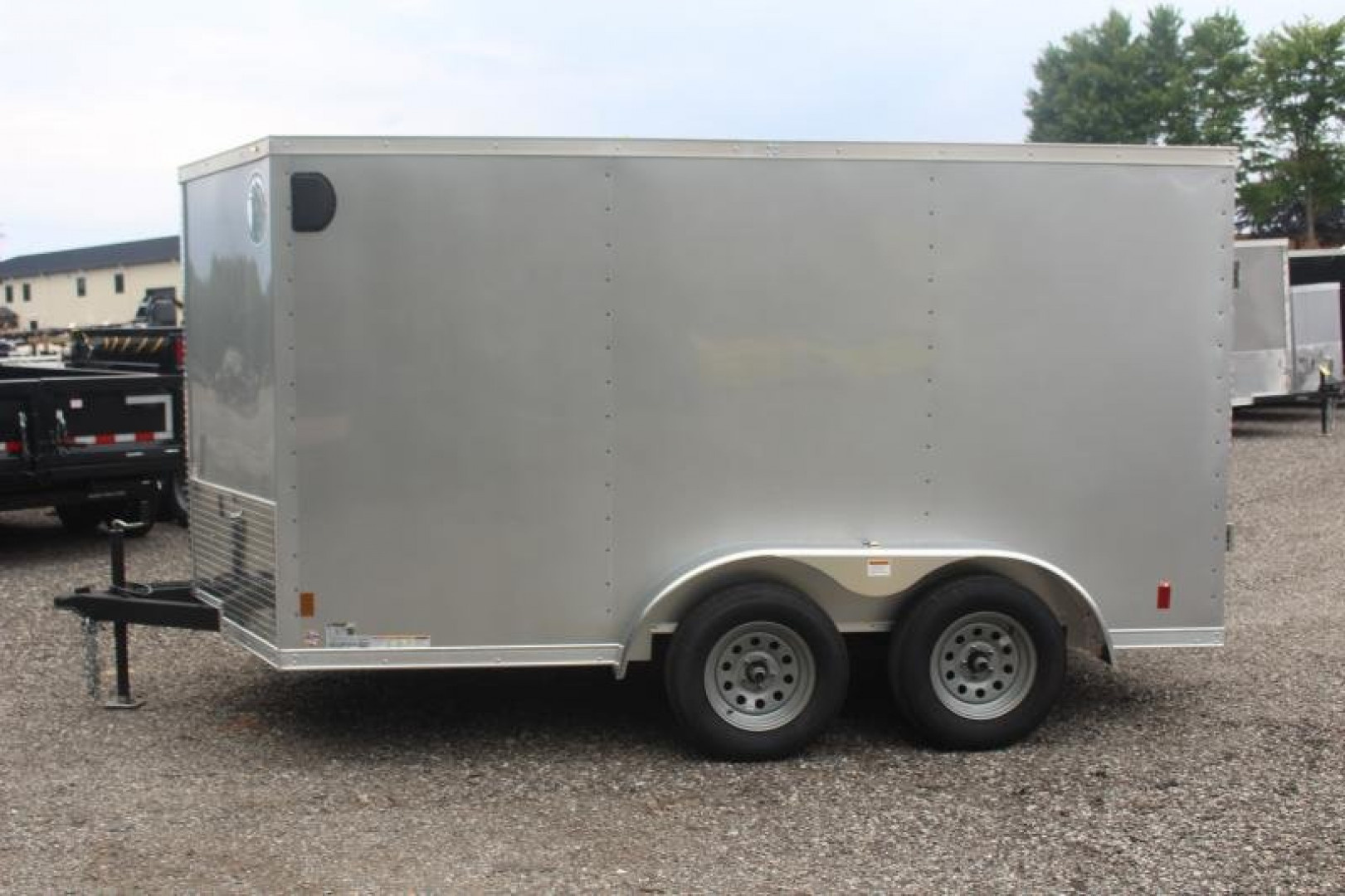 New 2026 Darkhorse Cargo 7' x 12' Enclosed Trailer - Ramp Door - 6' Interior Height - 7000# GVW