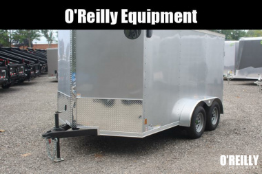 New 2026 Darkhorse Cargo 7' x 12' Enclosed Trailer - Ramp Door - 6' Interior Height - 7000# GVW
