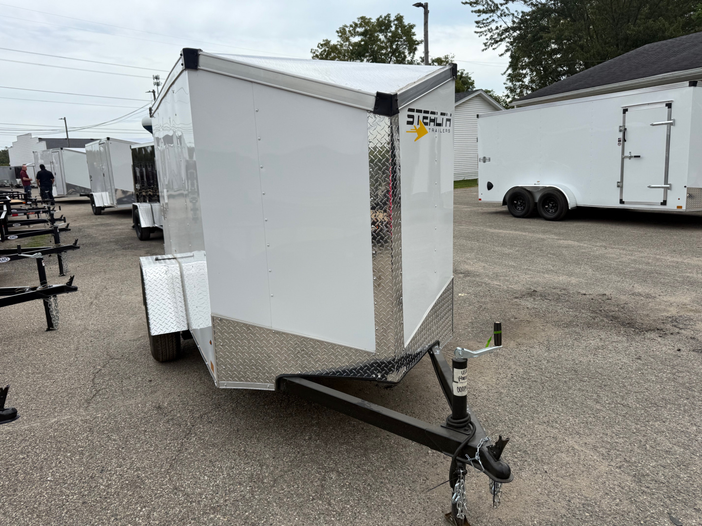 New 2026 5 X 8 Stealth Enclosed Trailer with Ramp