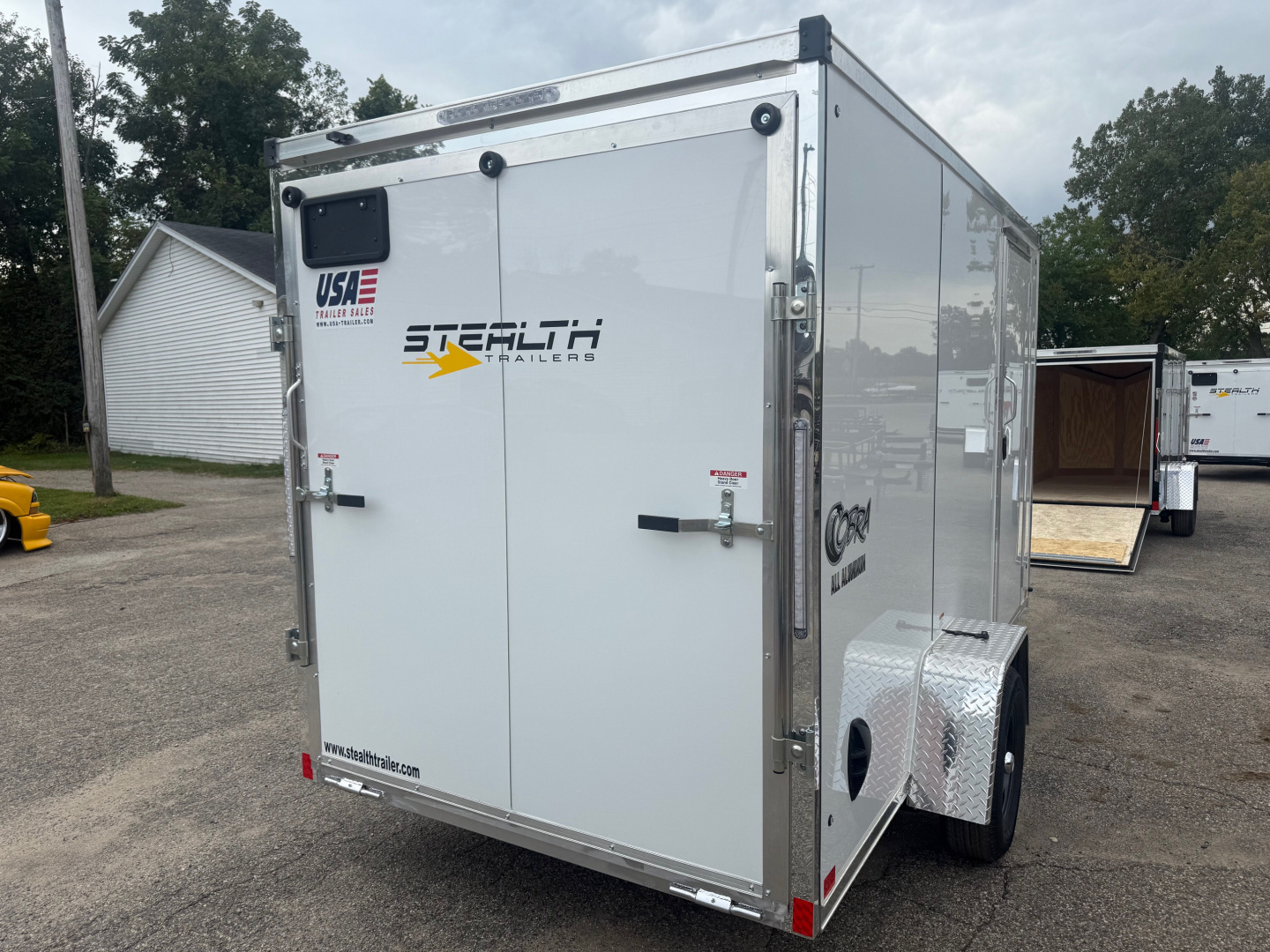 New 2025 6 x 12 Aluminum Enclosed Cobra with 6ft 6in interior Ramp with UPGRADES