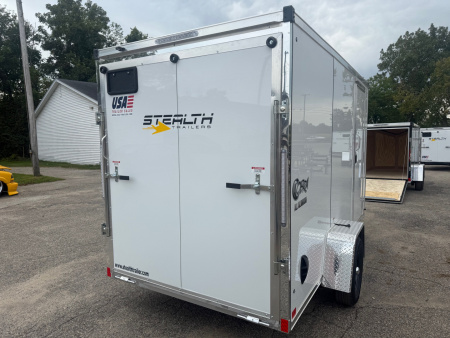 New 2025 6 x 12 Aluminum Enclosed Cobra with 6ft 6in interior Ramp with UPGRADES