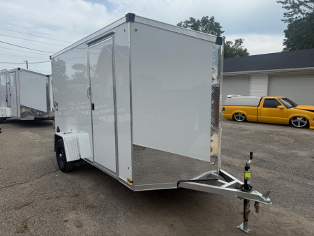 New 2025 6 x 12 Aluminum Enclosed Cobra with 6ft 6in interior Ramp with UPGRADES