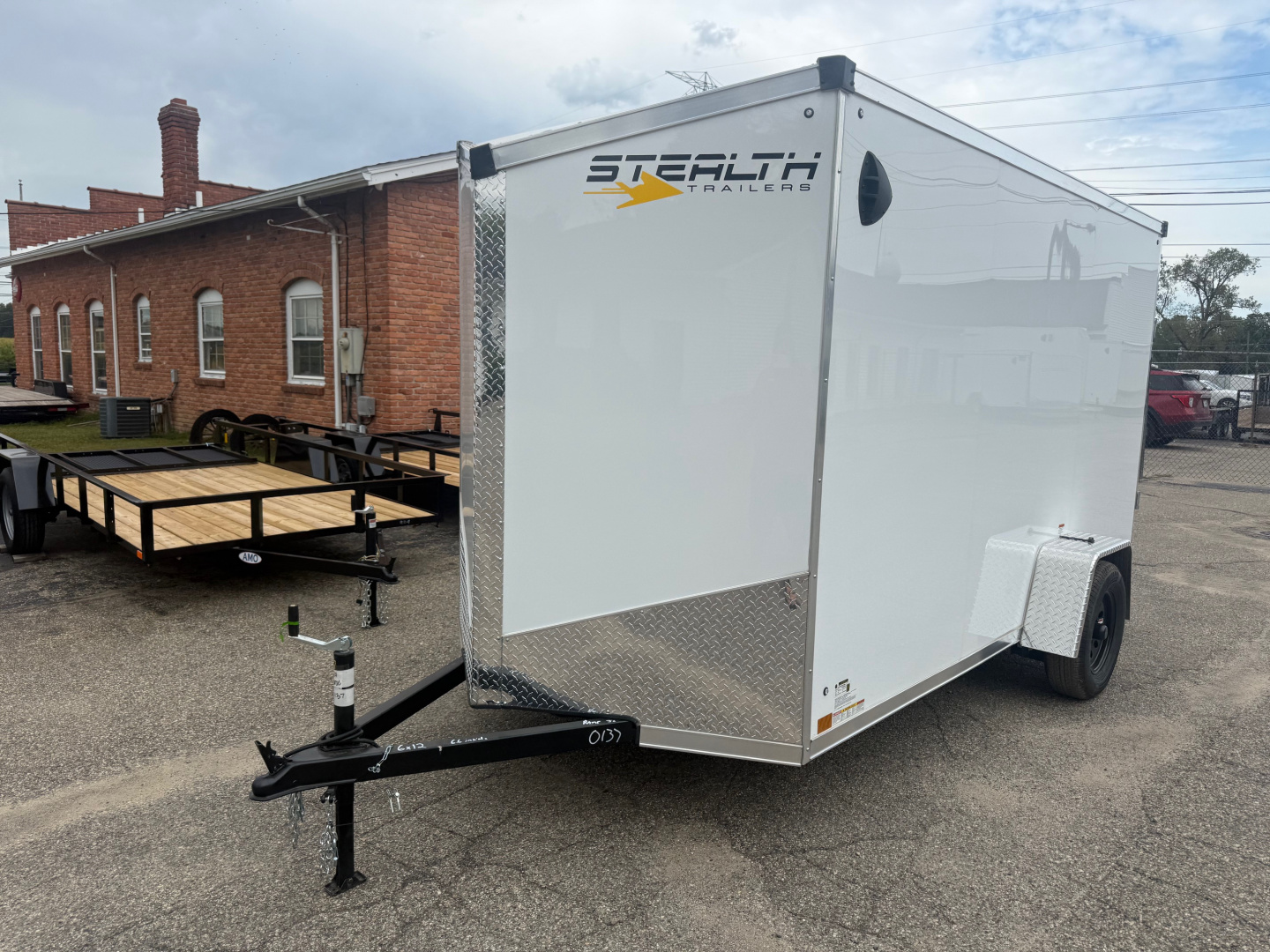 New 2026 6 x 12 Enclosed Trailer with 6ft 6in interior Ramp with UPGRADES