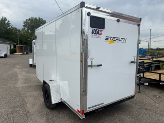 New 2026 6 x 12 Enclosed Trailer with 6ft 6in interior Ramp with UPGRADES