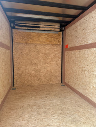 New 2026 6 x 12 Enclosed Trailer with 6ft 6in interior Ramp with UPGRADES