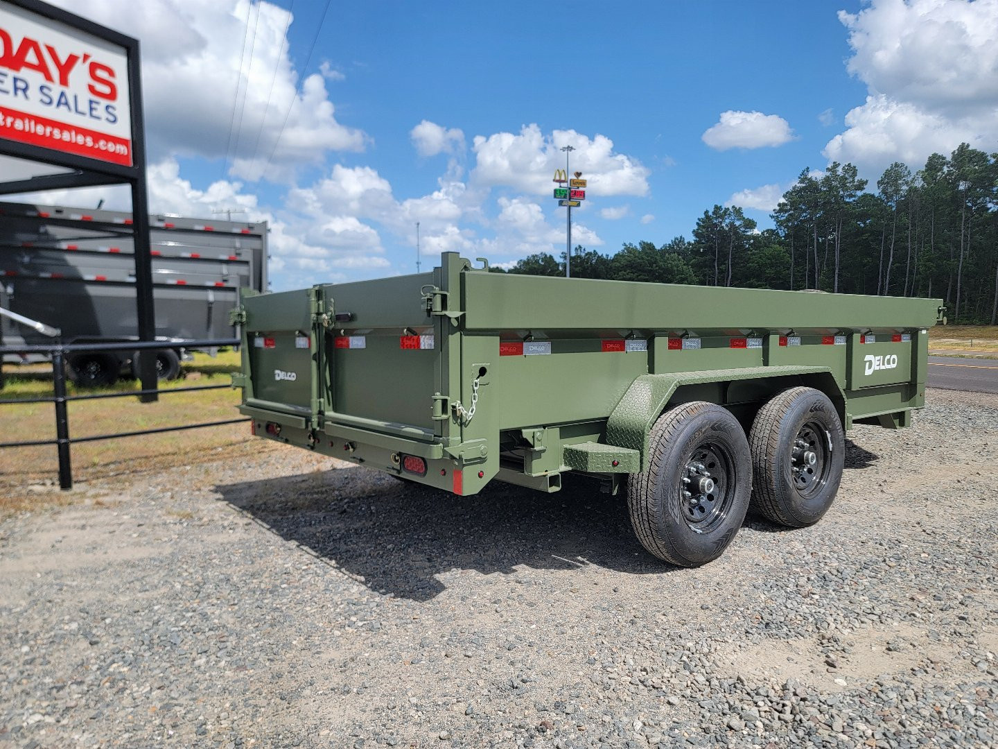 New 2025 Delco Trailers D3 14' x 83" Dump Trailer Dump Trailer