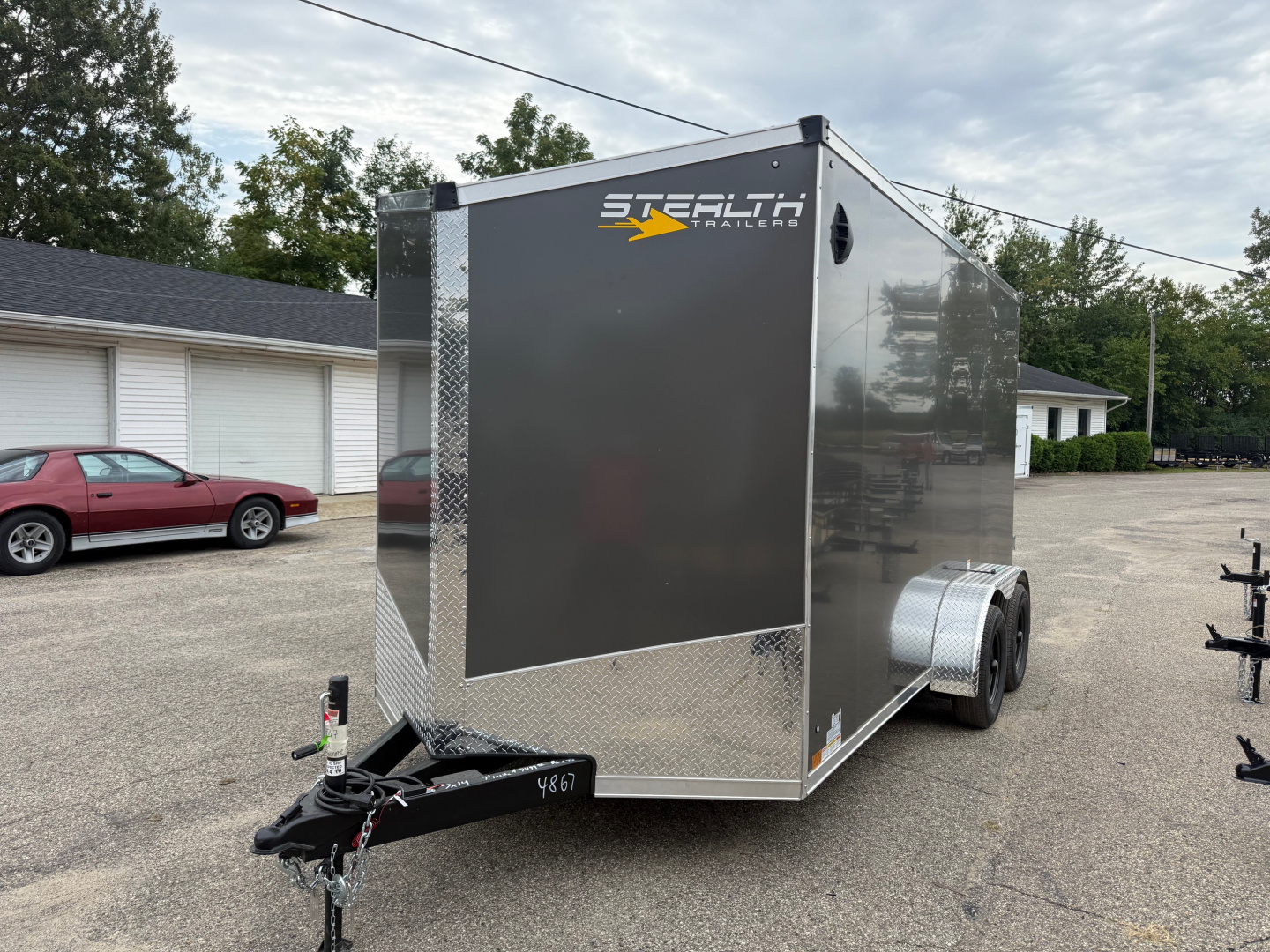 New 2026 Stealth 7 X 14 Cargo / Enclosed Trailer with Ramp with 7ft interior Height - Better Model