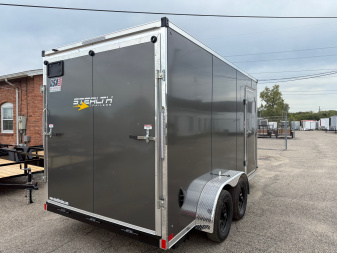 New 2026 Stealth 7 X 14 Cargo / Enclosed Trailer with Ramp with 7ft interior Height - Better Model